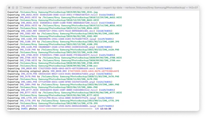 Backing up iCloud Photos to an external drive when your library is larger than your laptop storage