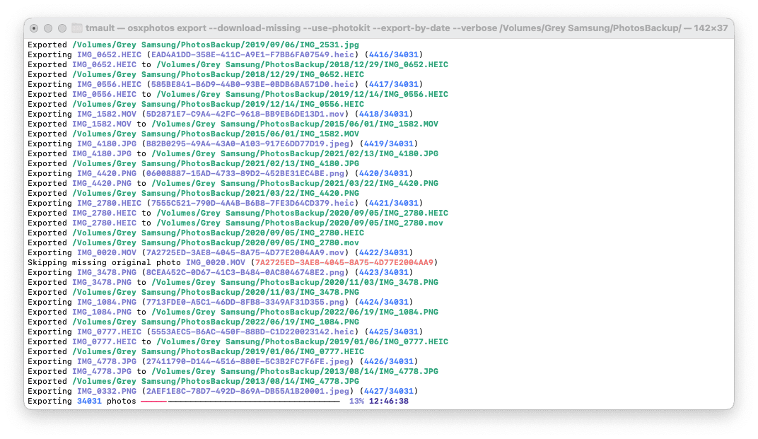 Backing up iCloud Photos to an external drive when your library is larger than your laptop storage